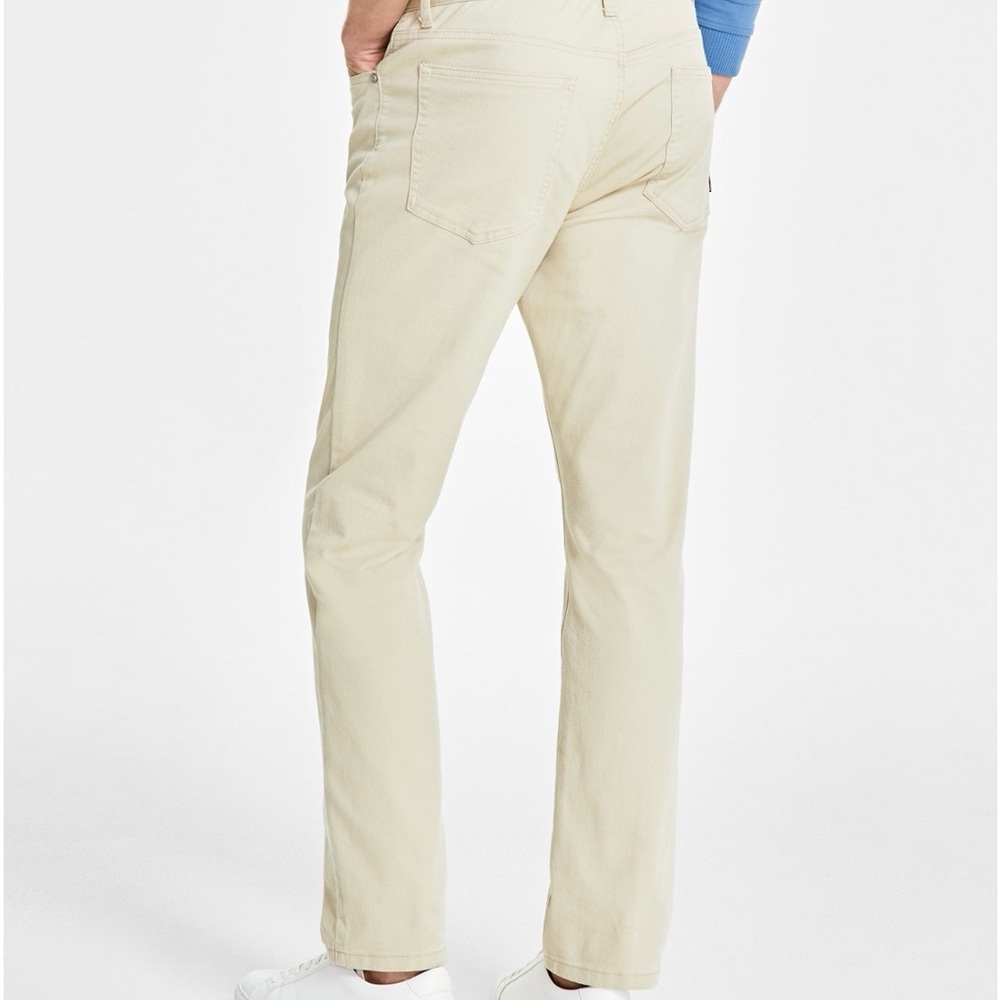 Alfani Men's Tan Relaxed Jeans